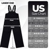 image:imageLands End Boys Squall Waterproof Iron Knee Bib Snow PantsBlack