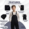 image:imageLands End Boys Squall Waterproof Iron Knee Bib Snow PantsBlack