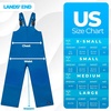 image:imageLands End Boys Squall Waterproof Iron Knee Bib Snow PantsNautical Blue
