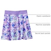 image:imageLands End Girls Athletic Active SkortLilac Multi Tie Dye