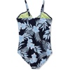 image:imageLands End Girls Chlorine Resistant Cutout One Piece SwimsuitTropical FloralNavy