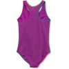 image:imageLands End Girls Chlorine Resistant Racerback One Piece SwimsuitDeep Violet