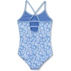 image:imageLands End Girls Chlorine Resistant Reversible One Piece SwimsuitBlue Poppy Floral