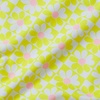 image:imageLands End Girls Chlorine Resistant Short Sleeve Rash Guard Swim Top and Bikini SetNeon Yellow Floral Check
