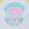 image:imageLands End Girls Graphic Mock Neck UPF 50 Sun Protection Rash GuardSunshineWhite