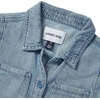 image:imageLands End Girls Lightweight Denim JumpsuitIndigo Chambray