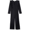 image:imageLands End Girls Long Sleeve Cozy JumpsuitBlack