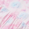 image:imageLands End Girls Long Sleeve Gathered Waist Jersey DressPink Watercolor Rainbow