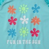 image:imageLands End Girls Long Sleeve Mock Neck UPF 50 Swim Rash GuardFun in the SunAruba Blue