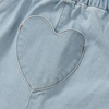 image:imageLands End Girls Paperbag Denim SkirtCoastal Blue