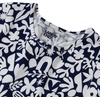 image:imageLands End Girls Short Sleeve Gathered Waist Jersey DressGarden PartyNavy