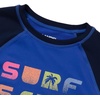 image:imageLands End Girls Slim Long Sleeve Mock Neck UPF 50 Swim Rash GuardSurf Sand SunBlue