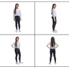 image:imageLands End Girls Tough Cotton Novelty LeggingsBlack