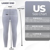 image:imageLands End Girls Tough Cotton Novelty LeggingsGray Heather