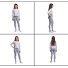 image:imageLands End Girls Tough Cotton Novelty LeggingsGray Heather