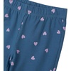 image:imageLands End Girls Tough Cotton Novelty LeggingsHeartsGray Cloud