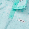image:imageLands End Kids Fleece Quarter ZipAqua Ice Snowflakes