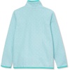 image:imageLands End Kids Fleece Quarter ZipAqua Ice Snowflakes
