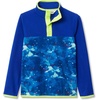 image:imageLands End Kids Fleece Quarter ZipBright Blue Galaxy