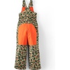 image:imageLands End Kids Iron Knee Insulated Winter Snow BibsGreen Orange Geometric Print