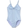 image:imageLands End Girls Chlorine Resistant Cutout One Piece SwimsuitBlueSeersucker Stripe