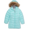 image:imageLands End Girls Fleece Lined CoatAqua Splash