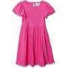 image:imageLands End Girls Lace Short Sleeve DressRose Violet