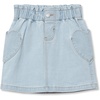 image:imageLands End Girls Paperbag Denim SkirtCoastal Blue