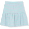 image:imageLands End Girls Pique Knit SkirtMint Multi Stripe