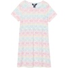 image:imageLands End Girls Short Sleeve Mesh Cover UpPastel Shells