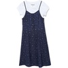 image:imageLands End Girls Slip Dress with Short Sleeve Tee