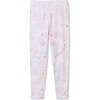 image:imageLands End Girls Tough Cotton Novelty LeggingsPastel Multi Tie Dye