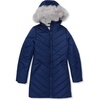 image:imageLands End Girls Water Resistant Velour ParkaNavy