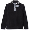 image:imageLands End Kids Fleece Quarter ZipBlackLight Black