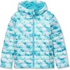 image:imageLands End Kids Husky Insulated Hooded JacketAqua Glitter