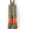 Green Orange Geometric Print