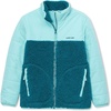 image:imageLands End Kids Water Resistant Mixed Media Insulated JacketBlue Aqua Splash