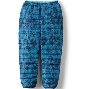 image:imageLands End Boys Reversible Fleece Puffer PantsBlue CamoLight Blue