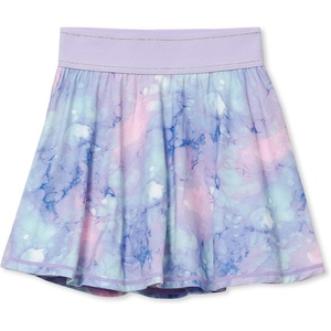 image:imageLands End Girls Athletic Active SkortWatercolor BubblesPurple