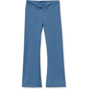 image:imageLands End Girls High Waisted Active Flare LeggingsCopen Blue