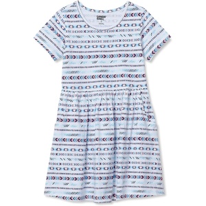 image:imageLands End Girls Short Sleeve Gathered Waist Jersey DressFriendship BraceletWhite