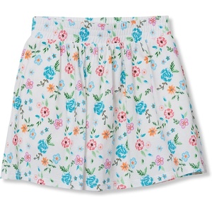 image:imageLands End Girls Smocked SkortsAntique Ivory Floral