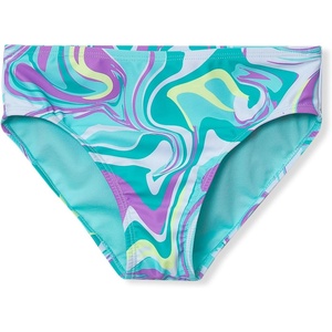 image:imageLands End Girls Swim Bikini BottomsAruba Blue Multi Swirl