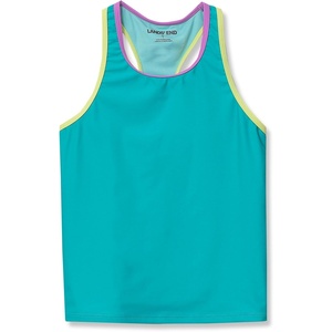 image:imageLands End Girls Tankini Swimsuit TopCeramic Blue
