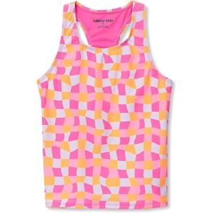 image:imageLands End Girls Tankini Swimsuit TopPinkOrange Check