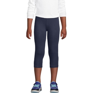image:imageLands End Girls Tough Cotton Capri LeggingsClassic Navy