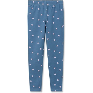 image:imageLands End Girls Tough Cotton Novelty LeggingsHeartsGray Cloud
