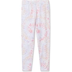 image:imageLands End Girls Tough Cotton Novelty LeggingsPastel Multi Tie Dye