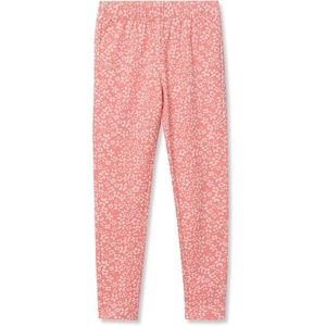 image:imageLands End Girls Tough Cotton Novelty LeggingsSalmon Rose Floral