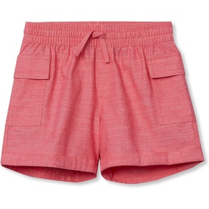 image:imageLands End Girls Utility Cargo ShortsPink Lemonade